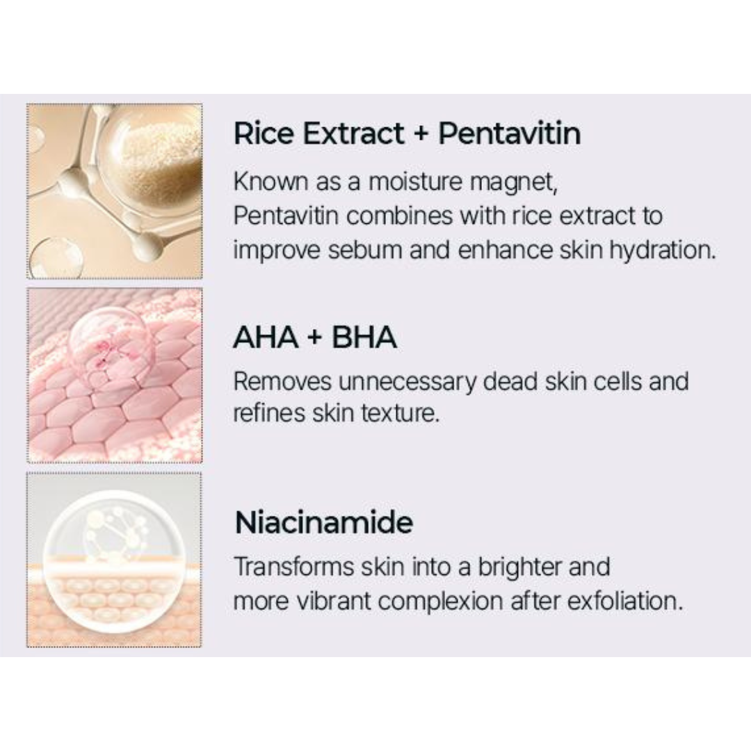 White Rice Glow Repair Shot | Gentle Cleansing Essence & Exfoliant